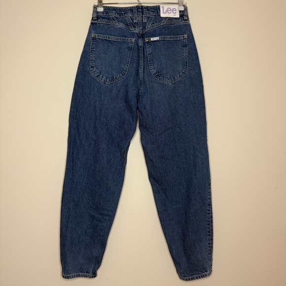 H&M X LEE Collab Vintage Style Medium Wash Balloon Jeans - Picture 5 of 9